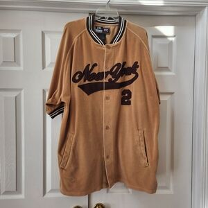 Vintage 212 NYC Sport New York #2 Velour Jersey 2XL